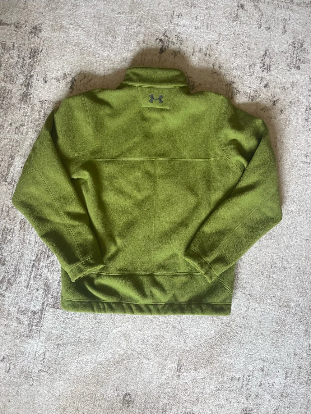 Under Armour Olive Green Full-Zip Fleece Jacket